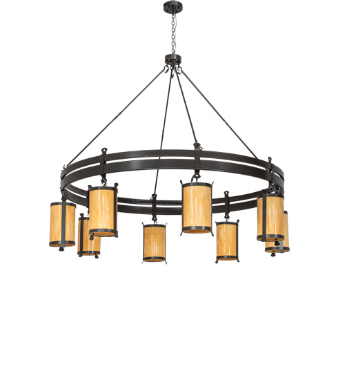 Meyda Tiffany Beartooth 243019 Chandelier Light - Timeless Bronze