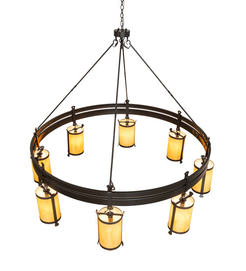 Meyda Tiffany Beartooth 243019 Chandelier Light - Timeless Bronze