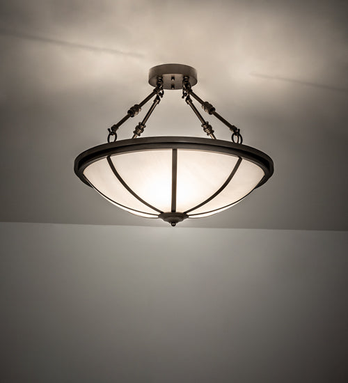 Meyda Tiffany Commerce 243033 Ceiling Light - Bronze