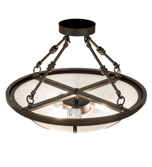 Meyda Tiffany Commerce 243033 Ceiling Light - Bronze