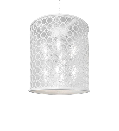 Meyda Tiffany Lighting 243255 Dekko Eight Light Pendant Decor White