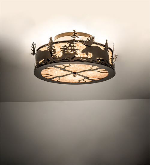 Meyda Tiffany Moose & Fox 243425 Ceiling Light - Bronze