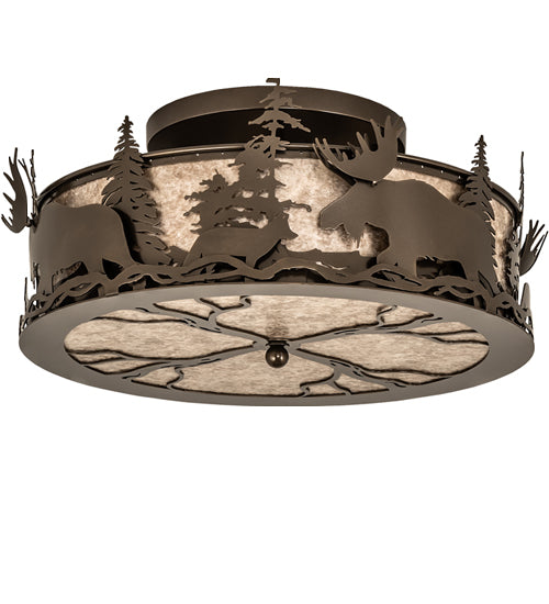 Meyda Tiffany Moose & Fox 243425 Ceiling Light - Bronze
