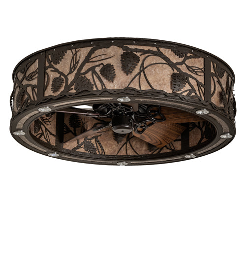 Meyda Tiffany Whispering Pines 243635 Ceiling Fan - Oil Rubbed Bronze