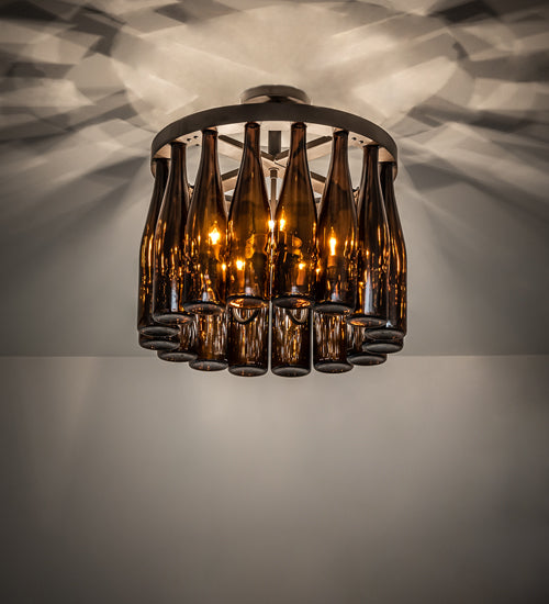 Meyda Tiffany Tuscan Vineyard 243695 Ceiling Light - Oil Rubbed Bronze