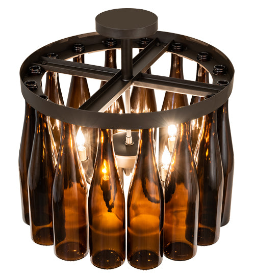 Meyda Tiffany Tuscan Vineyard 243695 Ceiling Light - Oil Rubbed Bronze