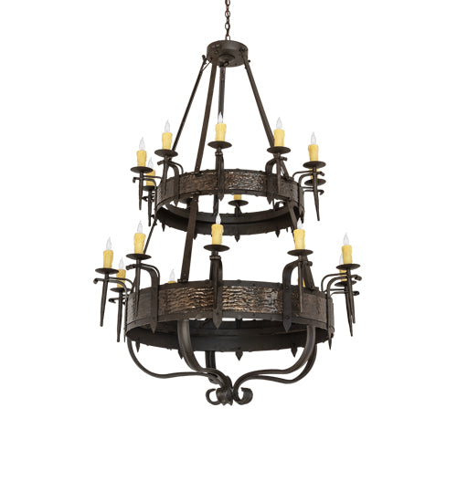 Meyda Tiffany Costello 243889 Chandelier Light - Oil Rubbed Bronze