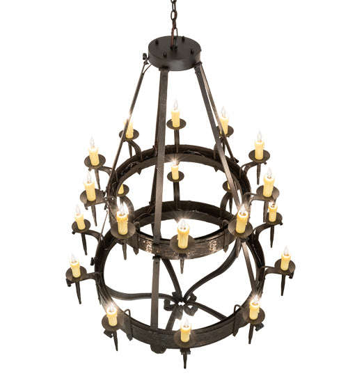Meyda Tiffany Costello 243889 Chandelier Light - Oil Rubbed Bronze