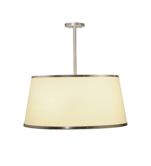 Meyda Tiffany Cilindro 244208 Pendant Light - Brushed Nickel