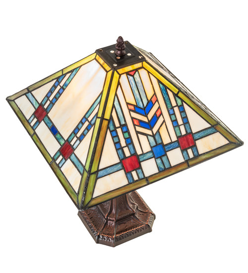 Meyda Tiffany Lighting 244281 Prairie Wheat One Light Table Lamp Lamp Bronze / Dark