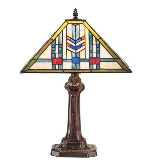 Meyda Tiffany Lighting 244281 Prairie Wheat One Light Table Lamp Lamp Bronze / Dark