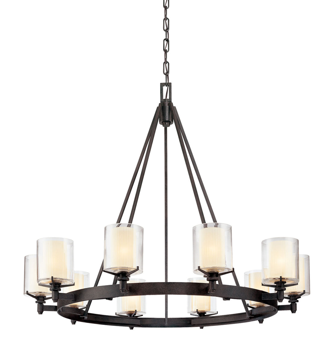 Troy Arcadia F1710-TRN Chandelier Light - French Iron