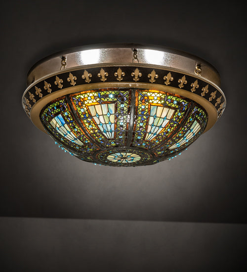 Meyda Tiffany Fleur-De-Lis 244486 Ceiling Light
