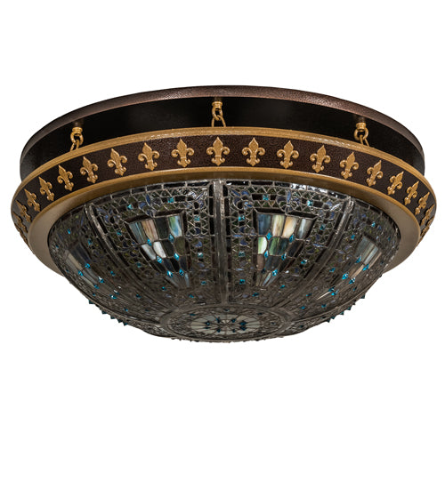 Meyda Tiffany Fleur-De-Lis 244486 Ceiling Light