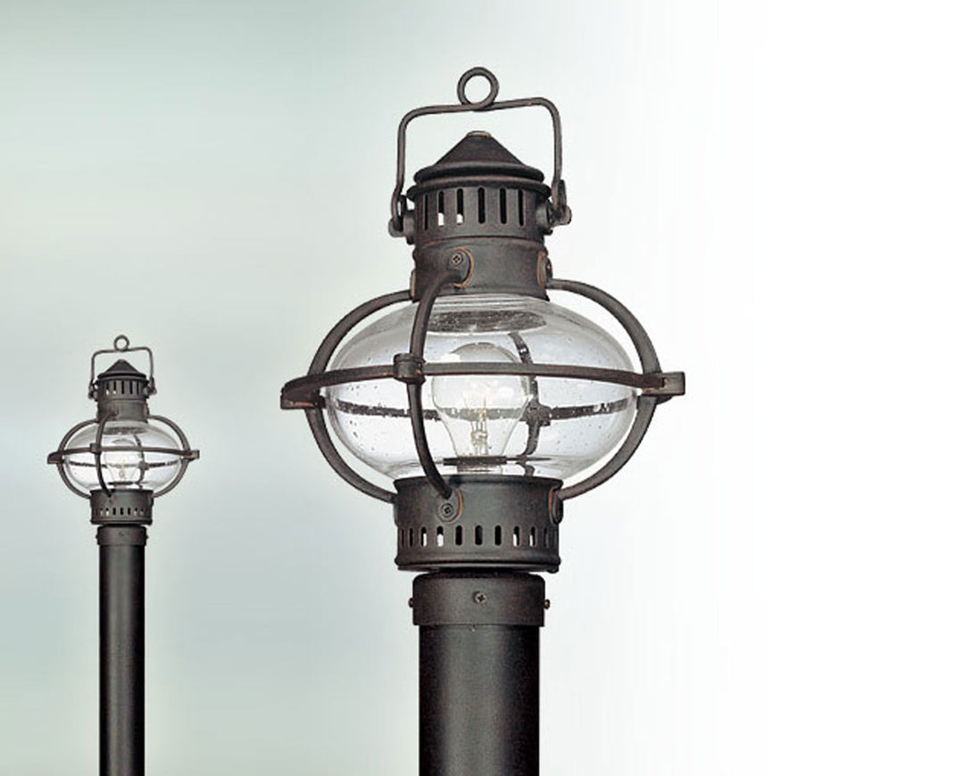 Troy Lighting P1875BB Portsmouth One Light Post Lantern Outdoor Bronze / Dark