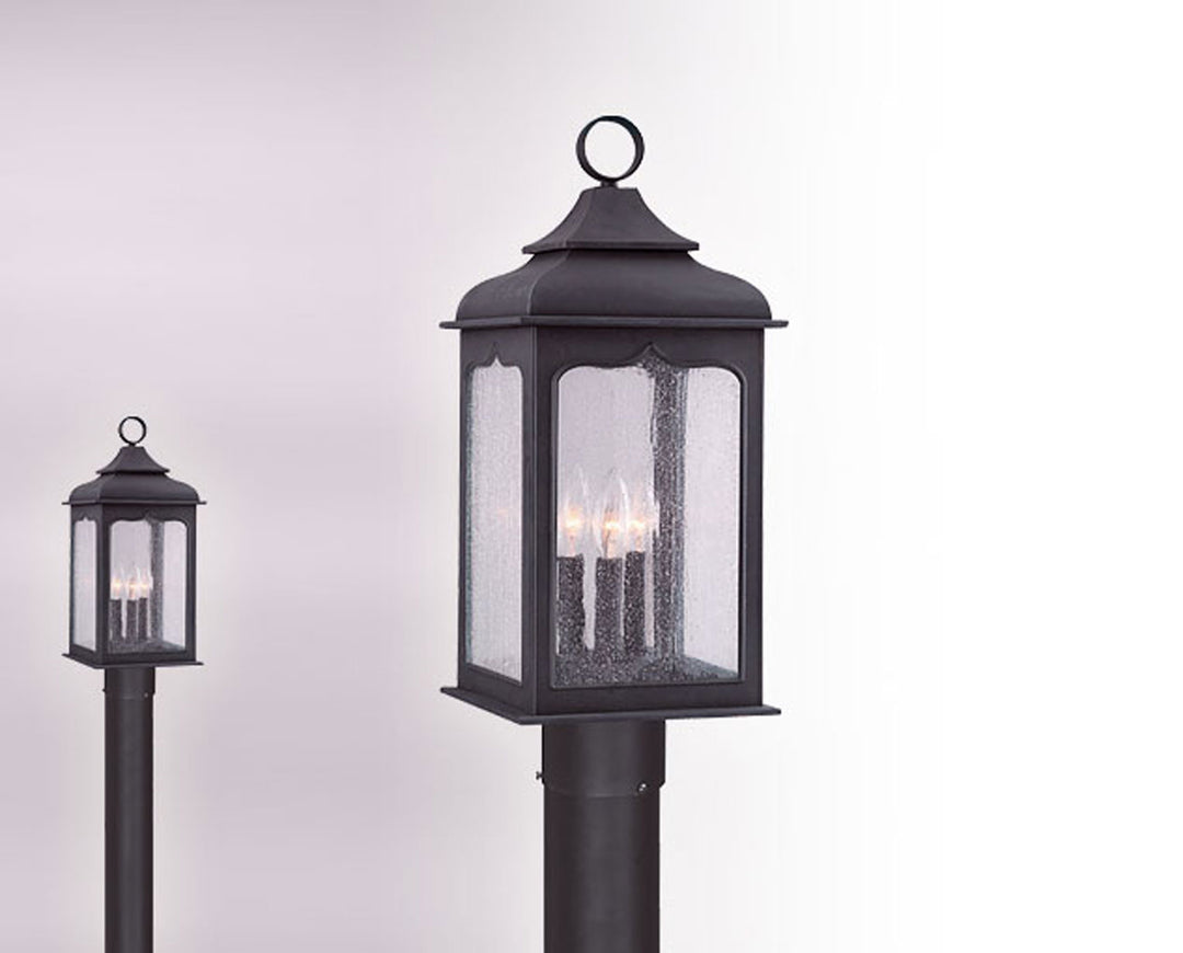 Troy Lighting P2015CI  Henry Street Outdoor Colonial Iron