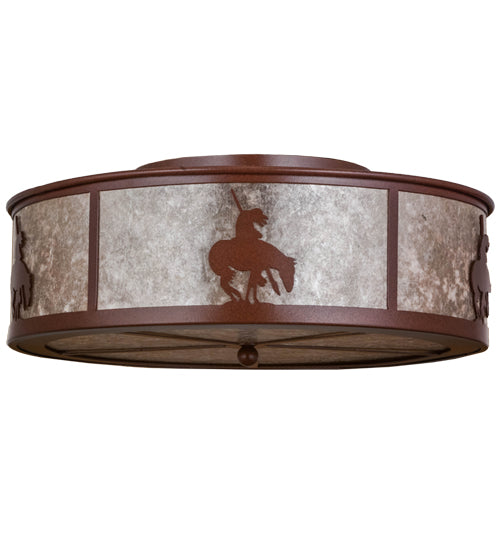 Meyda Tiffany Trails End 24461 Ceiling Light - Rust