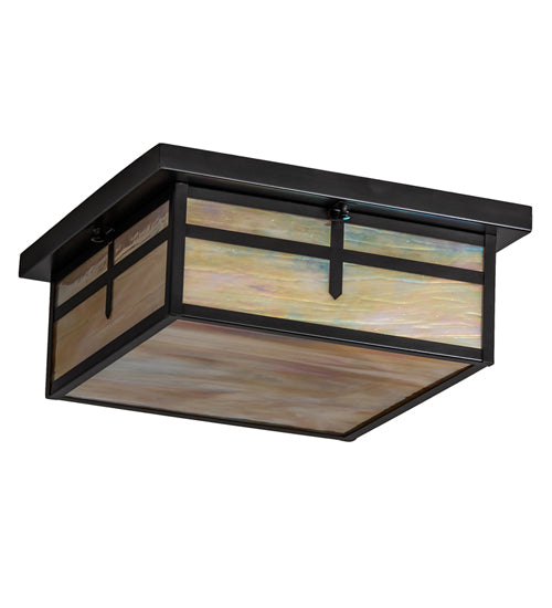 Meyda Tiffany Hyde Park 244646 Ceiling Light - Craftsman Brown