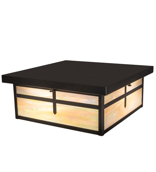 Meyda Tiffany Hyde Park 244646 Ceiling Light - Craftsman Brown