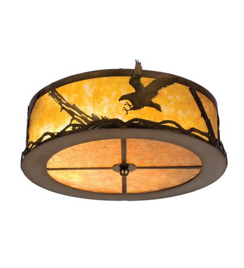 Meyda Tiffany Strike Of The Eagle 24465 Ceiling Light - Antique Copper