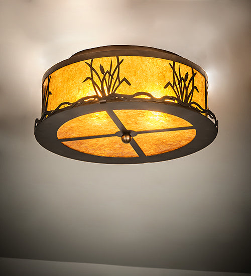 Meyda Tiffany Reeds & Cattails 24466 Ceiling Light - Antique Copper