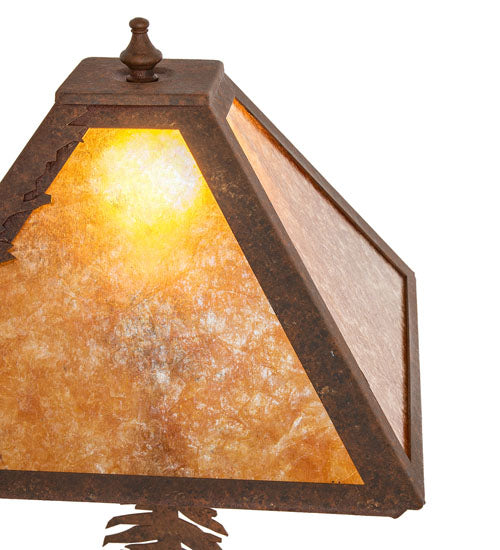 Meyda Tiffany Lighting 244667 Lone Bear Two Light Table Lamp Lamp Bronze / Dark