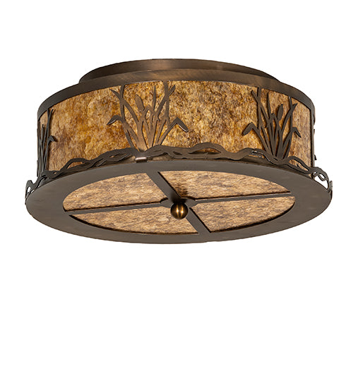 Meyda Tiffany Reeds & Cattails 24466 Ceiling Light - Antique Copper