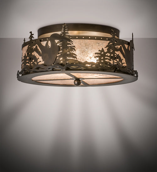 Meyda Tiffany Loon 24469 Ceiling Light - Antique Copper