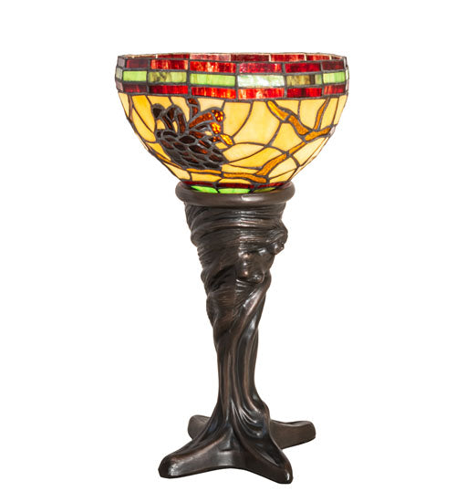 Meyda Tiffany Lighting 244888 Pinecone One Light Mini Lamp Lamp Bronze / Dark