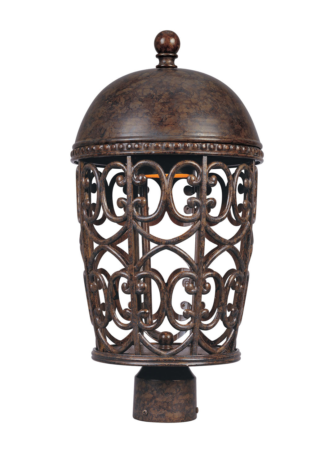 Designers Fountain 97596-BU Amherst One Light Post Lantern Outdoor Bronze / Dark