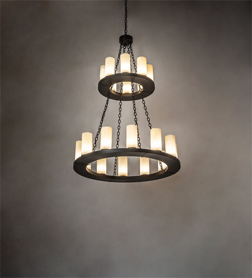 Meyda Tiffany Loxley 245153 Chandelier Light - Wrought Iron