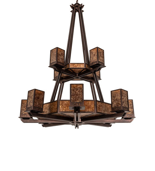 Meyda Tiffany Avondale 245173 Chandelier Light - Mahogany Bronze