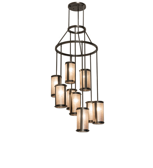 Meyda Tiffany Cartier 245270 Chandelier Light - Oil Rubbed Bronze