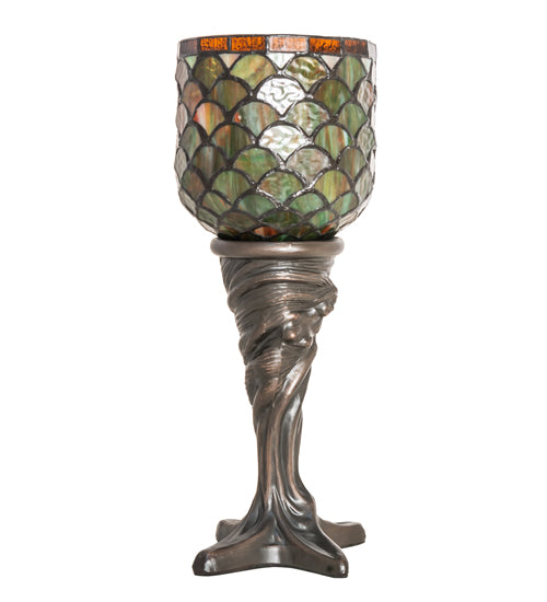 Meyda Tiffany Lighting 245422 Acorn One Light Mini Lamp Lamp Bronze / Dark