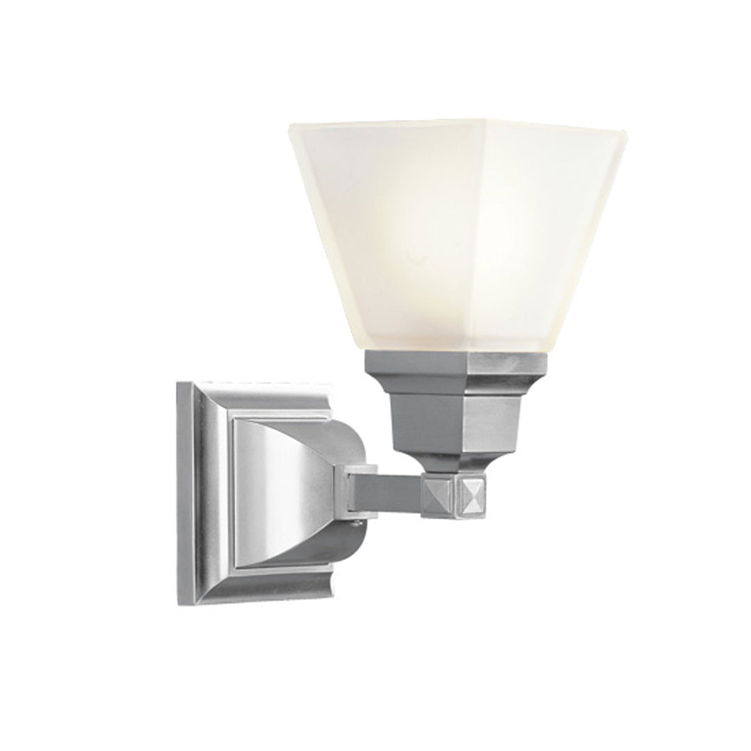 Livex Mission 1031-91 Wall Sconce Light - Brushed Nickel