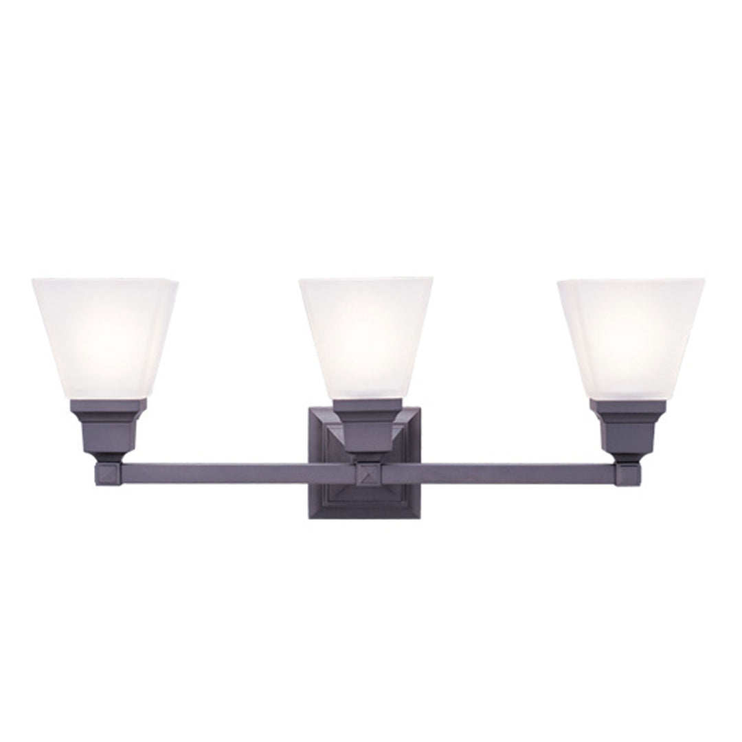 Livex Mission 1033-07 Bath Vanity Light 26 in. wide - Bronze