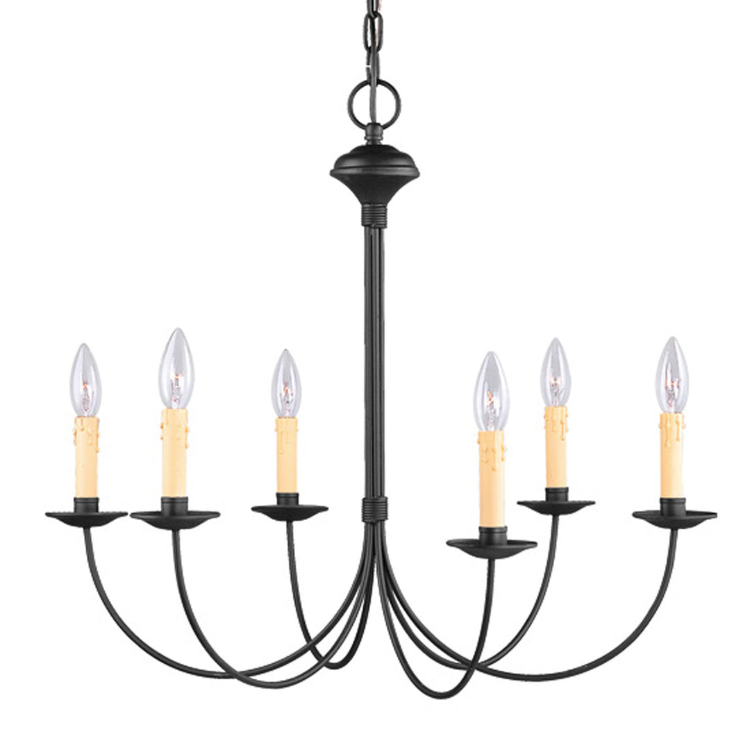 Livex Heritage 4456-04 Chandelier Light - Black