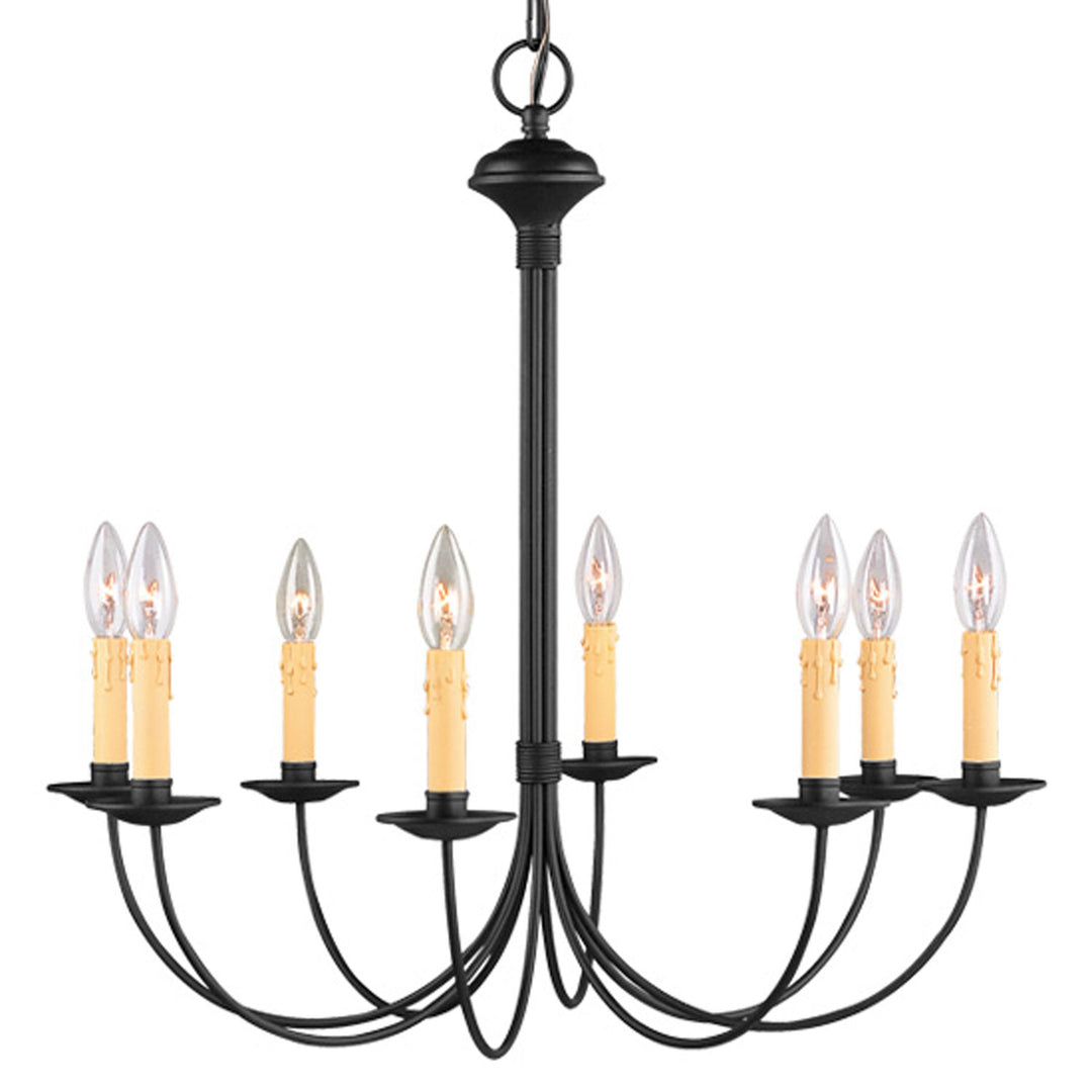 Livex Heritage 4458-04 Chandelier Light - Black