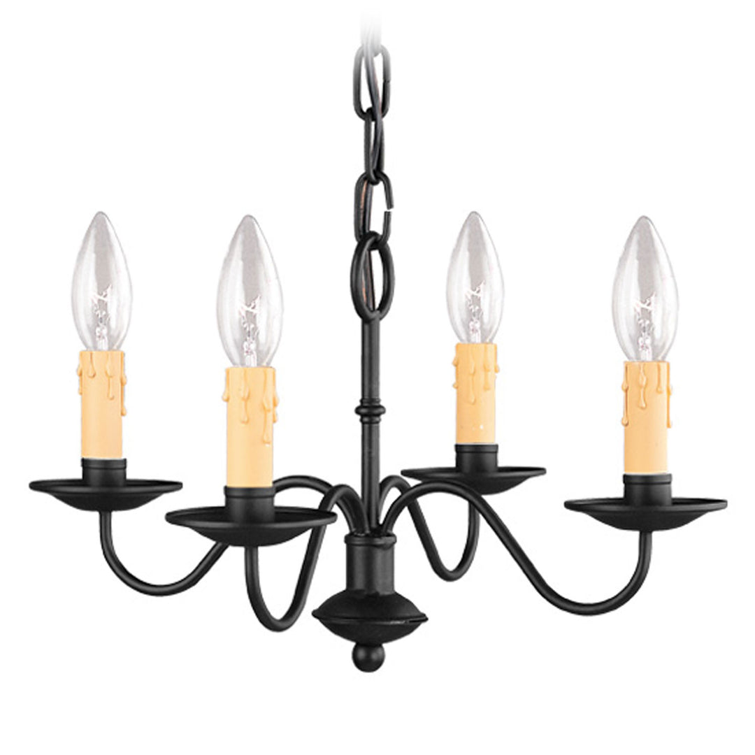 Livex Heritage 4464-04 Chandelier Light - Black