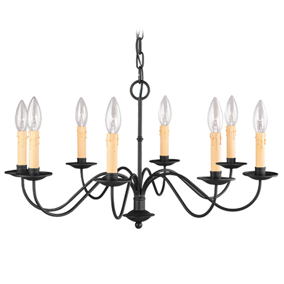 Livex Heritage 4468-04 Chandelier Light - Black