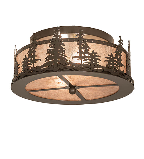 Meyda Tiffany Tall Pines 245545 Ceiling Light - Timeless Bronze