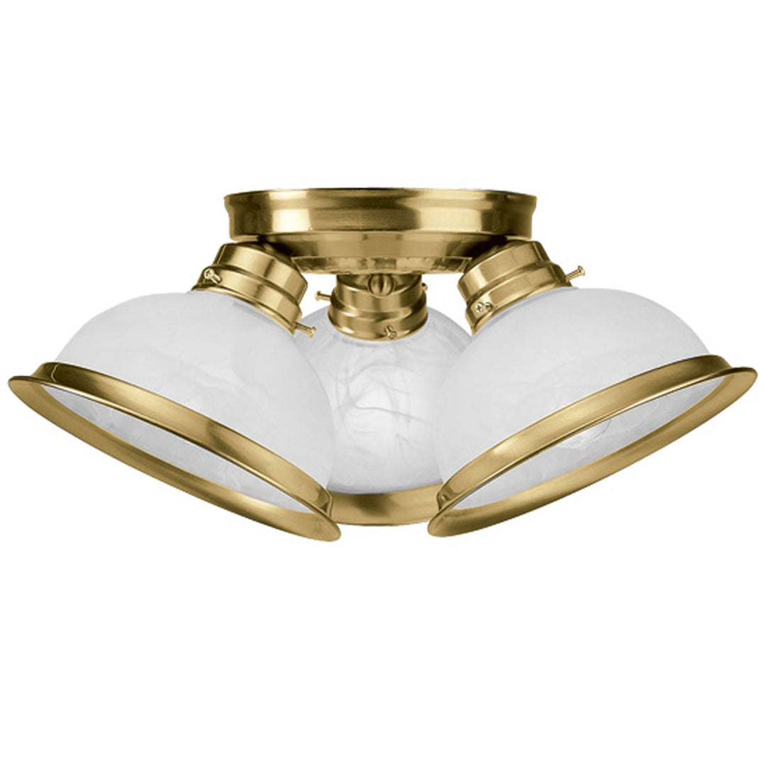 Livex Home Basics 8108-01 Ceiling Light - Antique Brass