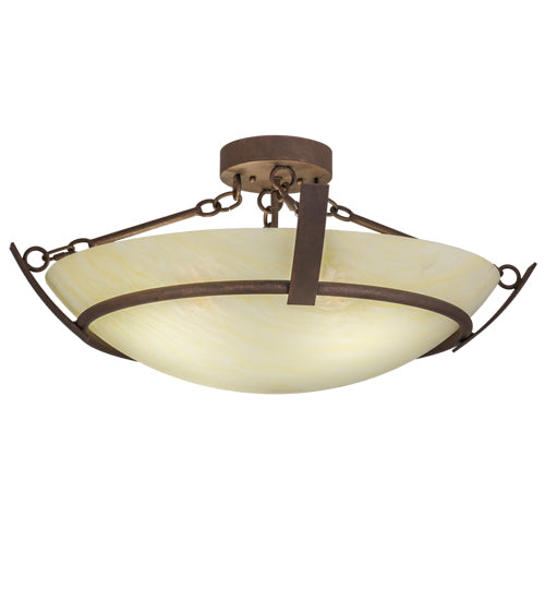 Meyda Tiffany Covina 245697 Ceiling Light - Rust,Antique