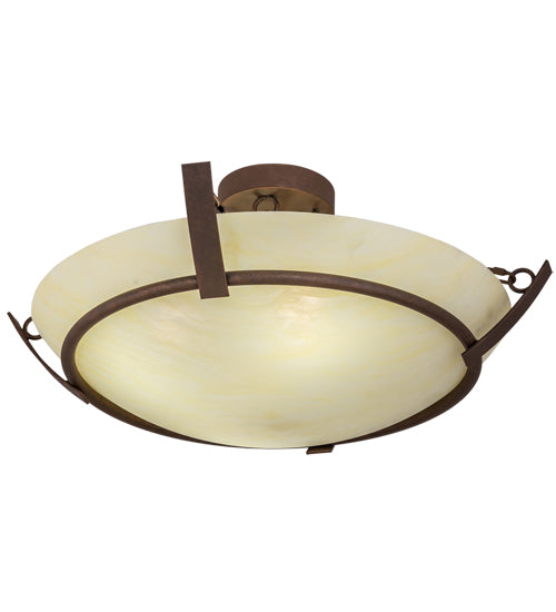 Meyda Tiffany Covina 245697 Ceiling Light - Rust,Antique