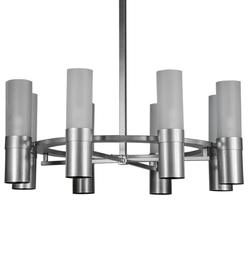 Meyda Tiffany Farmington 246143 Chandelier Light - Nickel