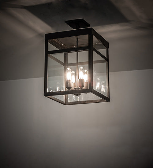 Meyda Tiffany Quadrato 246442 Ceiling Light - Wrought Iron