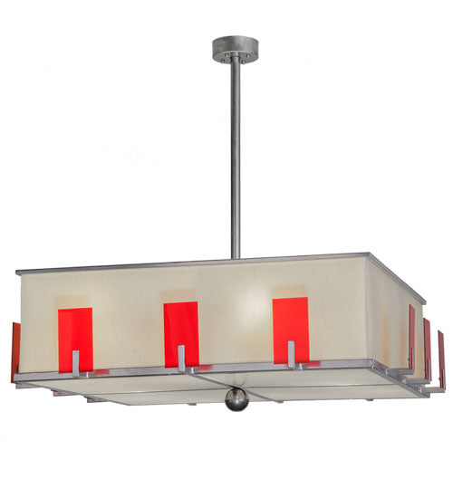 Meyda Tiffany Quadrato 246504 Pendant Light - Chrome