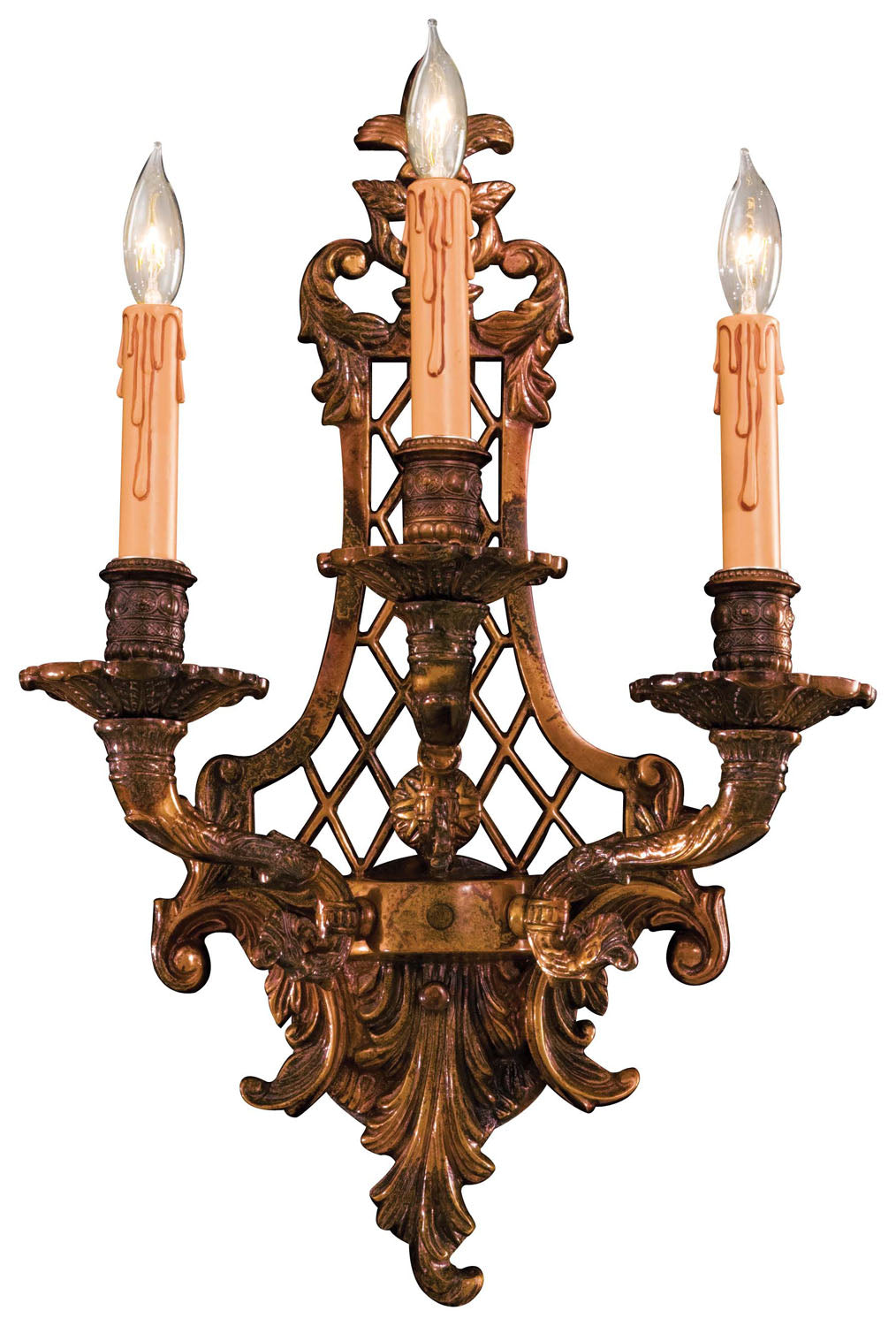 Metropolitan Metropolitan N9813-3 Wall Light - Oxide Brass