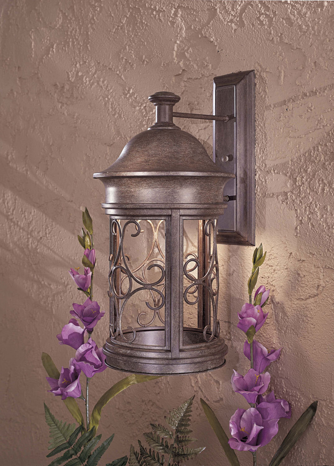 Minka-Lavery Lighting 8283-A61 Sage Ridge One Light Wall Mount Outdoor Bronze / Dark