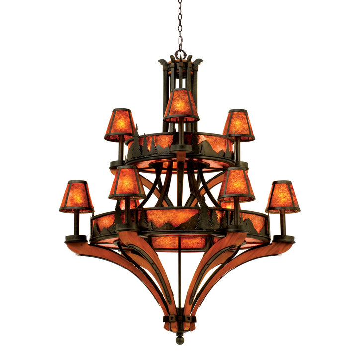 Kalco Aspen 5812NI Chandelier Light - Natural Iron